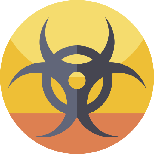 Biohazard free icon Biohazard free icon