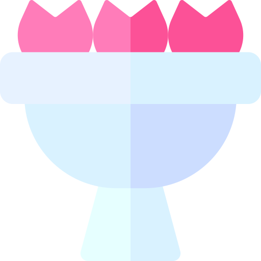 Flower bouquet Basic Rounded Flat icon