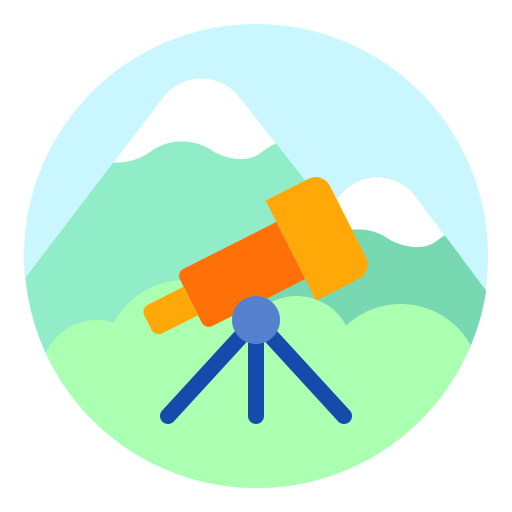 Telescope free icon