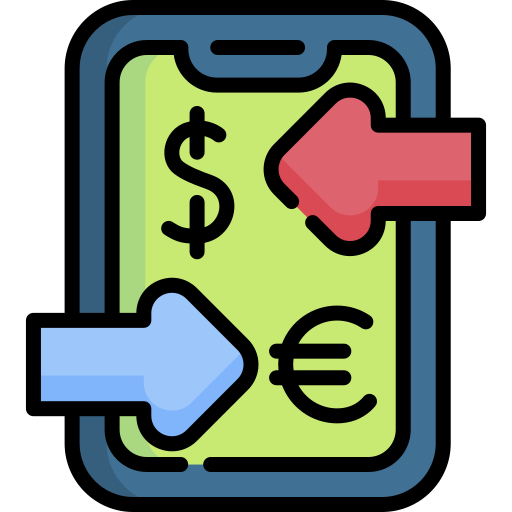 Échange de devises Icône gratuit Échange de devises Icône gratuit