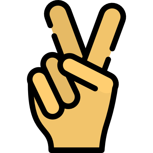 Peace sign - Free gestures icons