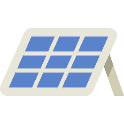 panel solar icono gratis