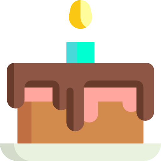 pastel de cumpleaños icono gratis