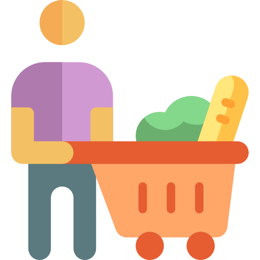 carrinho de compras grátis ícone