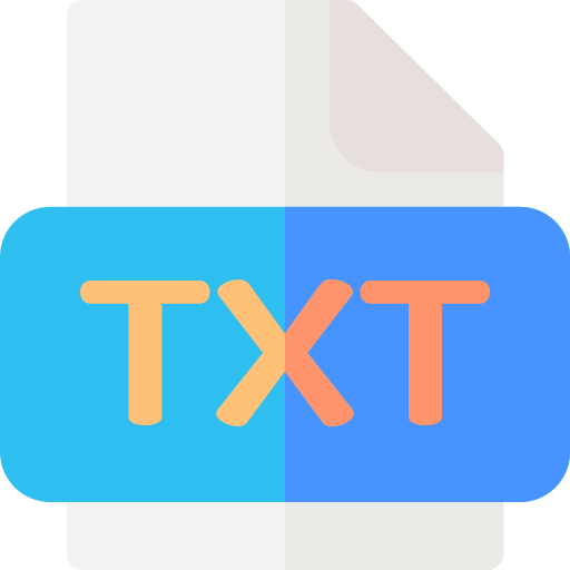 txt icono gratis