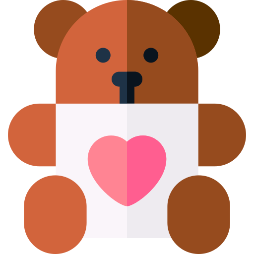 oso de peluche icono gratis