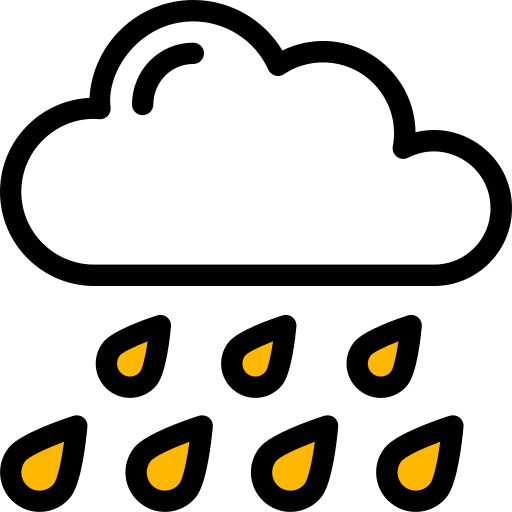 lluvia pesada icono gratis