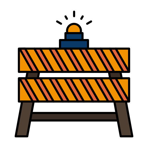 barrera icono gratis