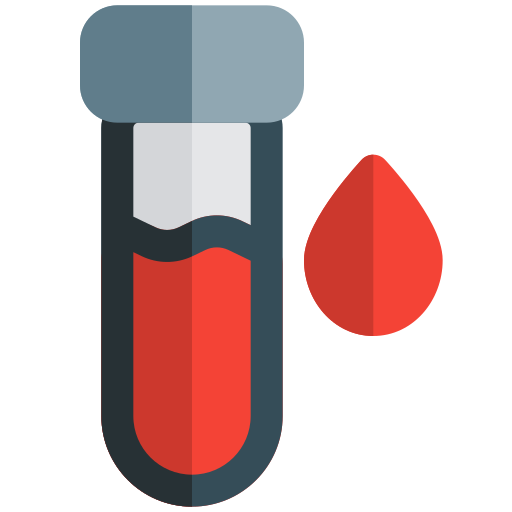 Blood sample Pixel Perfect Flat icon