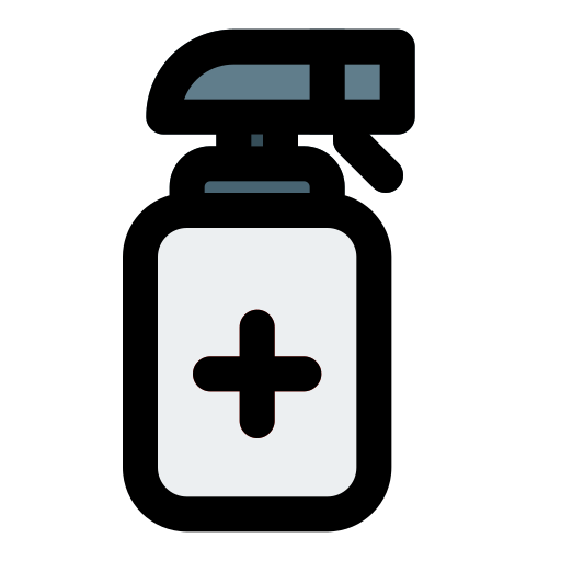 Spray free icon
