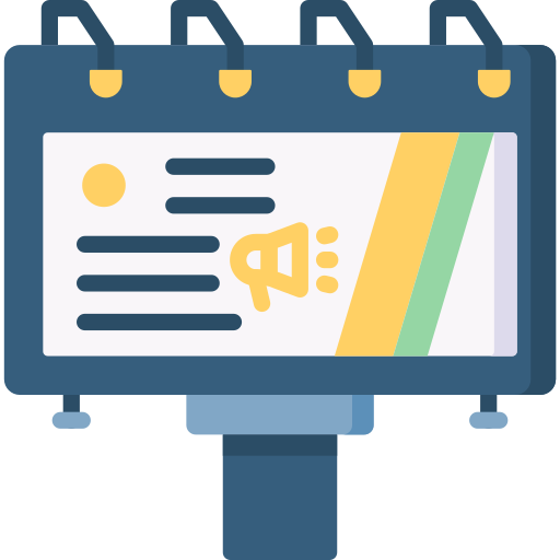 Рекламный щит бесплатно иконка