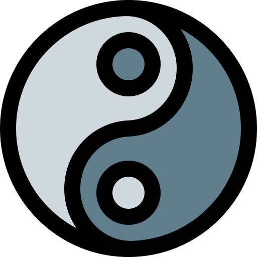 yin yang icono gratis