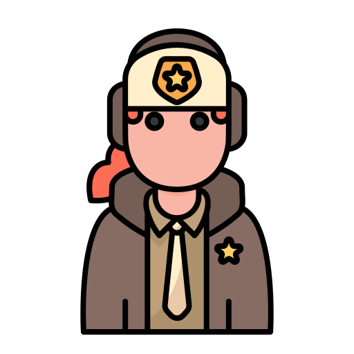 femme policier Icône gratuit femme policier Icône gratuit