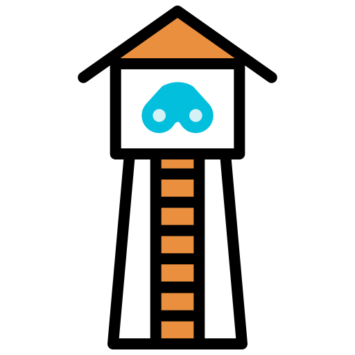 torre de salvavidas icono gratis