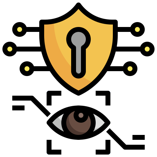Eye recognition free icon Eye recognition free icon