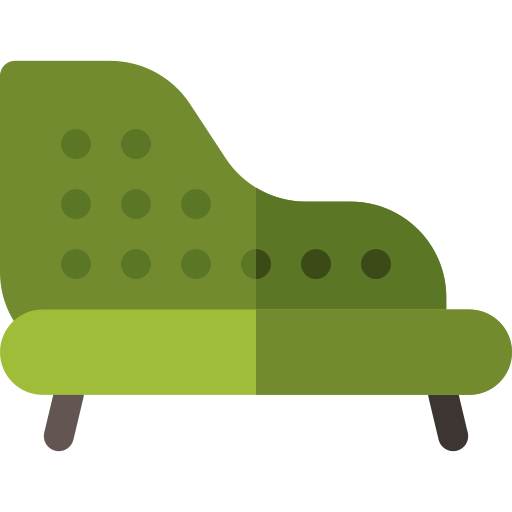 chaise longue icono gratis