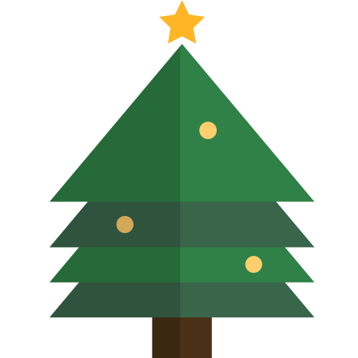 árbol de navidad icono gratis