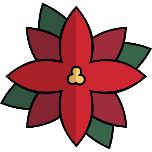 poinsettia icono gratis