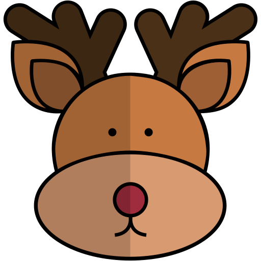 Reindeer Generic Outline Color icon