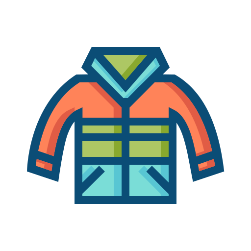 Winter jacket Generic Outline Color icon