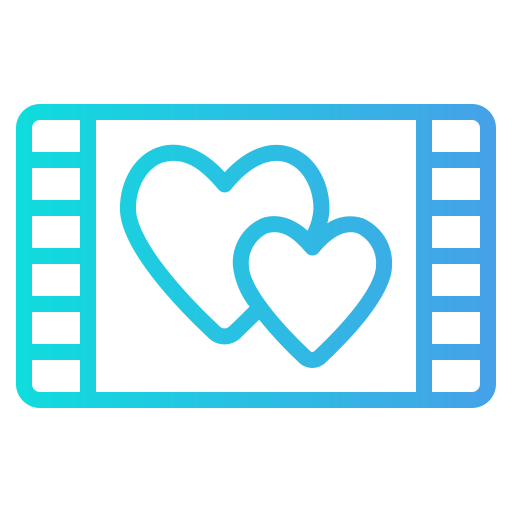 película romántica icono gratis