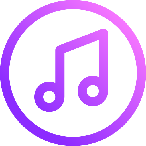 Music Generic Gradient icon