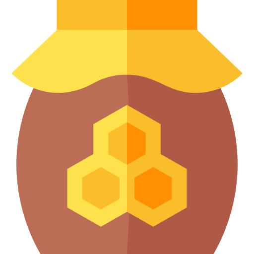 Honey jar Basic Straight Flat icon