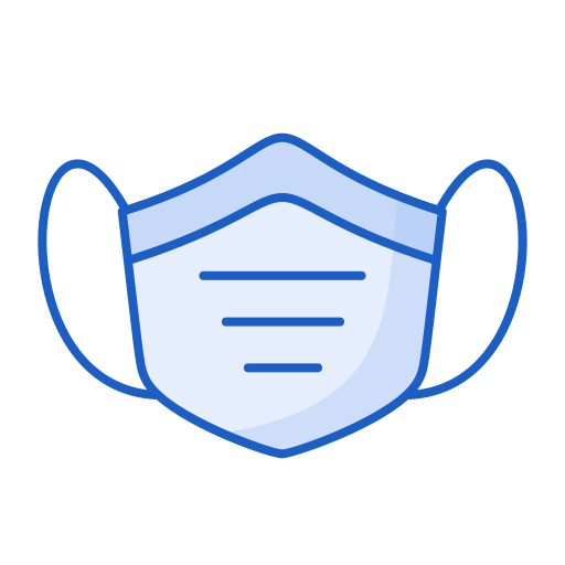 Medical mask Generic Blue icon