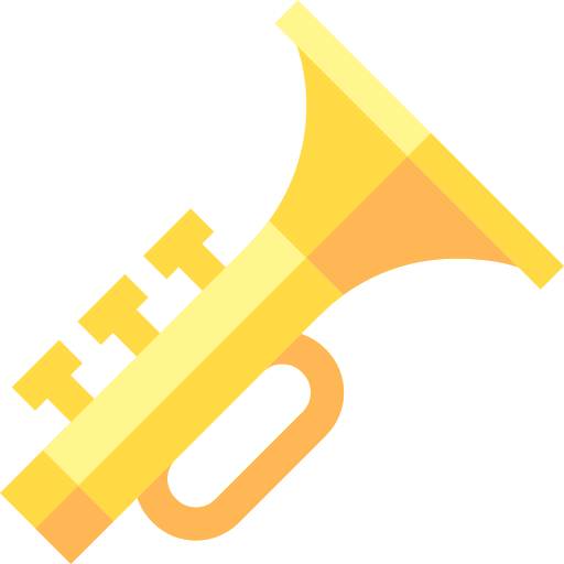 Trumpet Basic Straight Flat icon