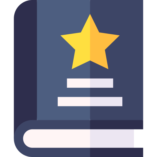 Book Basic Straight Flat icon