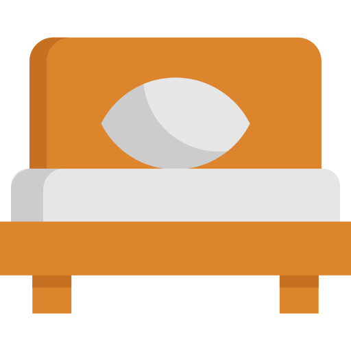 cama individual icono gratis