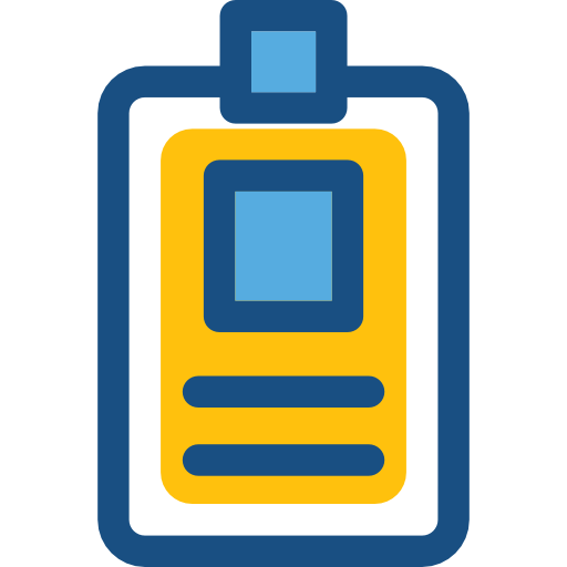 신분증 무료 아이콘