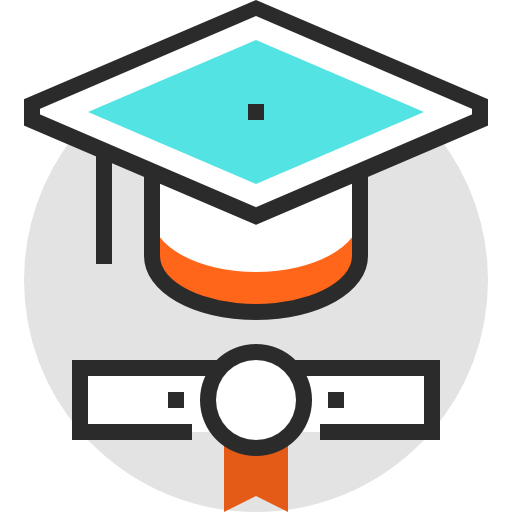 graduación icono gratis