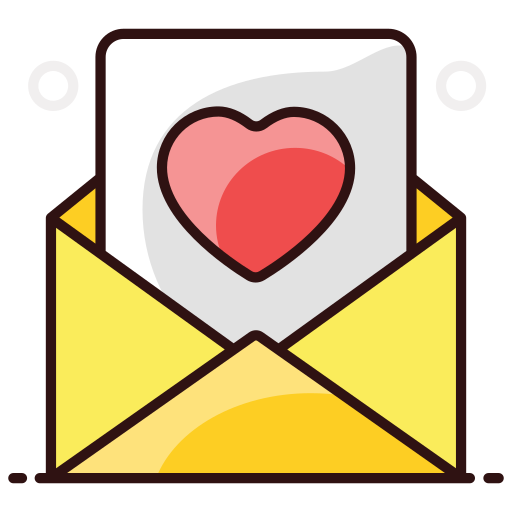 Love letter Generic Outline Color icon