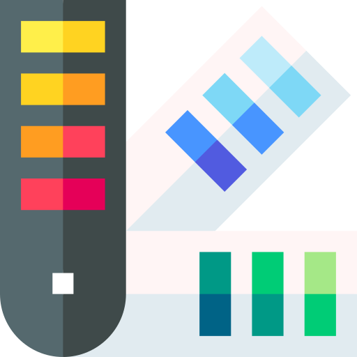 paleta de color icono gratis