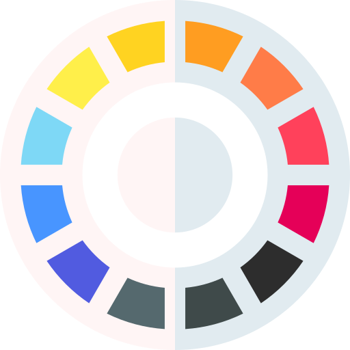 roda de cores grátis ícone roda de cores grátis ícone