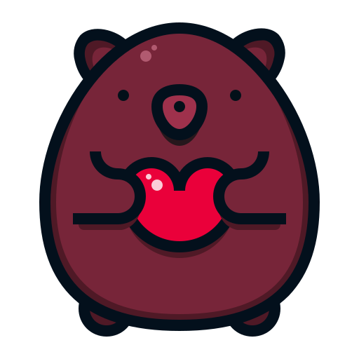 oso de peluche icono gratis