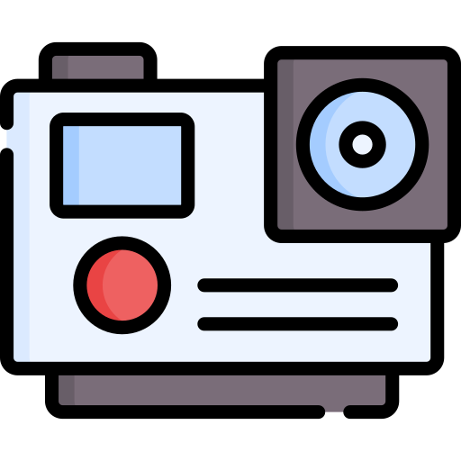 caméra d'action Icône gratuit