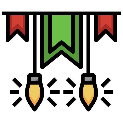 guirnalda icono gratis