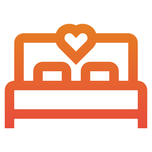 cama matrimonial icono gratis