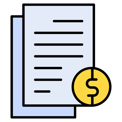 Contract Generic Outline Color icon