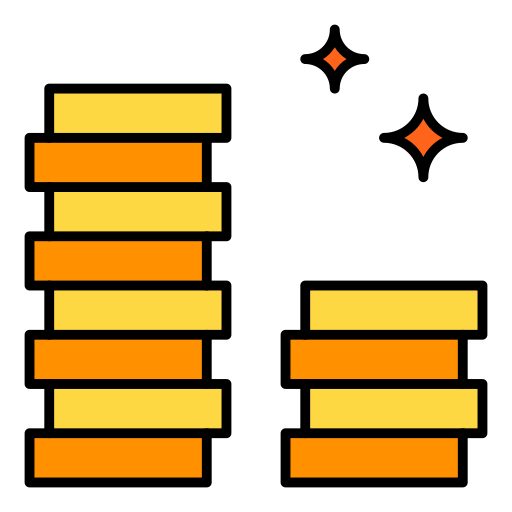 pièces de monnaie Icône gratuit