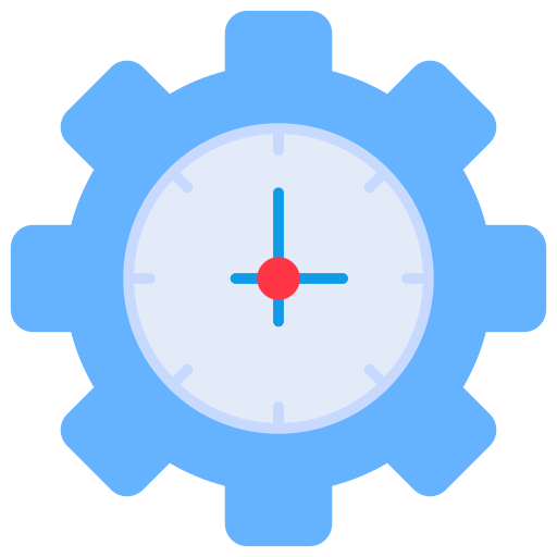 gestión del tiempo icono gratis