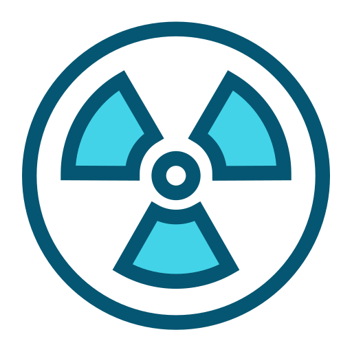 energía nuclear icono gratis