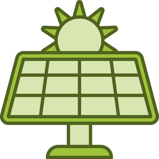 panel solar icono gratis