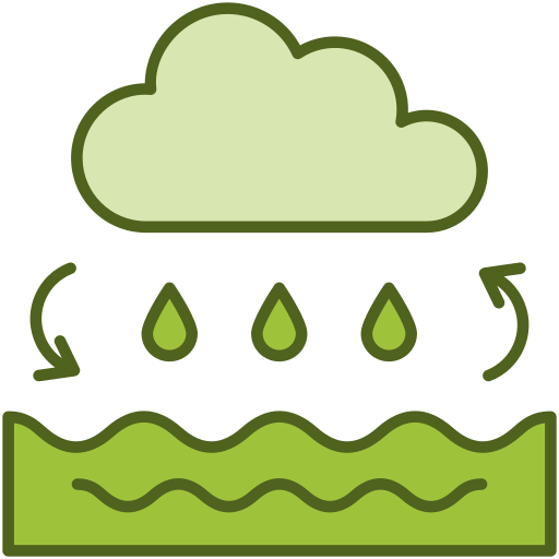 cycle de l'eau Icône gratuit