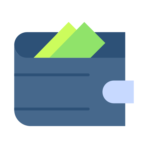 billetera icono gratis