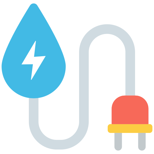 energía del agua icono gratis