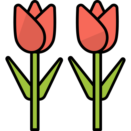 tulipes Icône gratuit tulipes Icône gratuit
