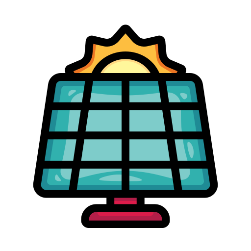 panel solar icono gratis
